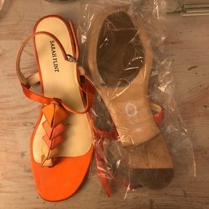 Sarah Flint Satin Sandals Sz40